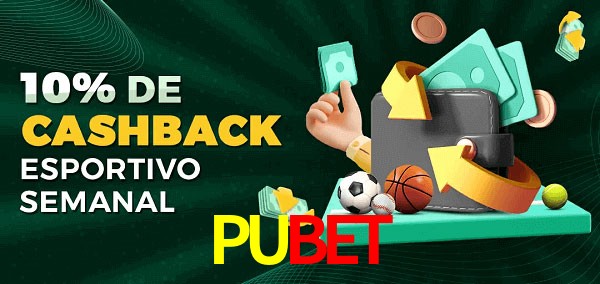 10% de bônus de cashback na PUBET